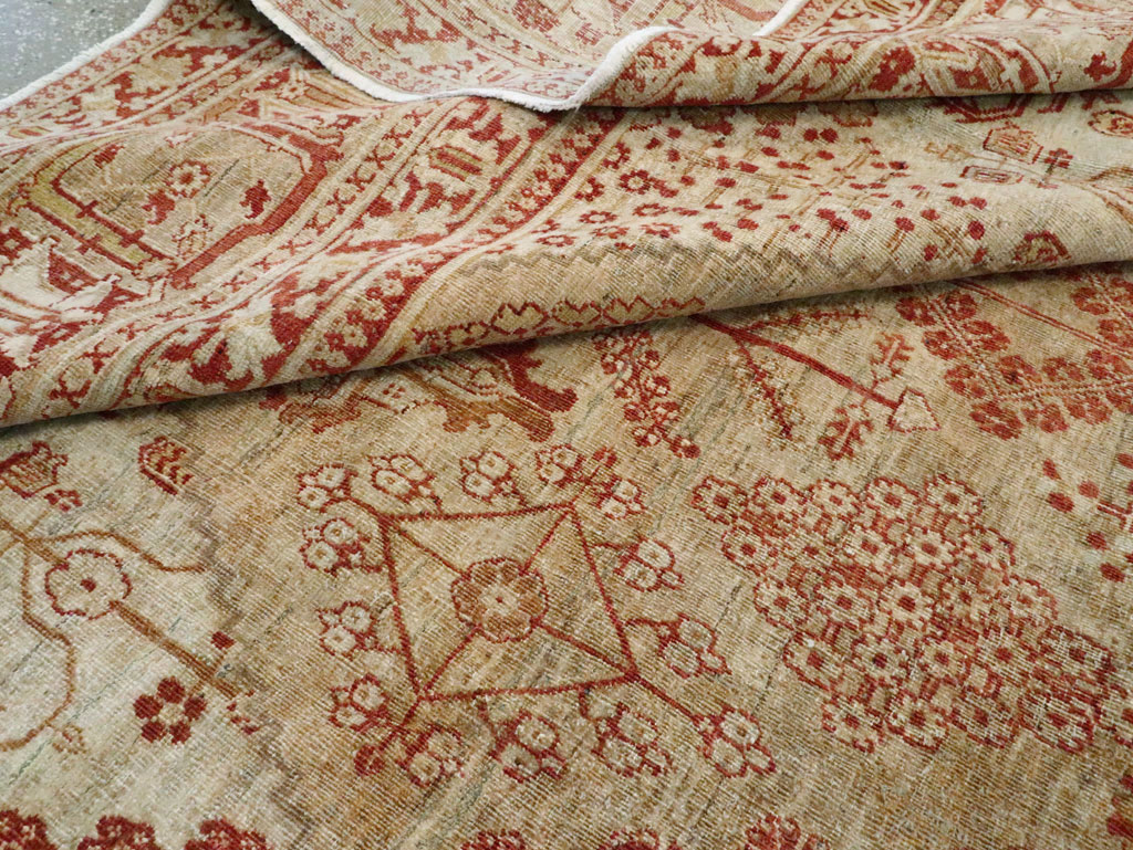 Vintage Persian Joshegan Carpet, No.23253 - Staging