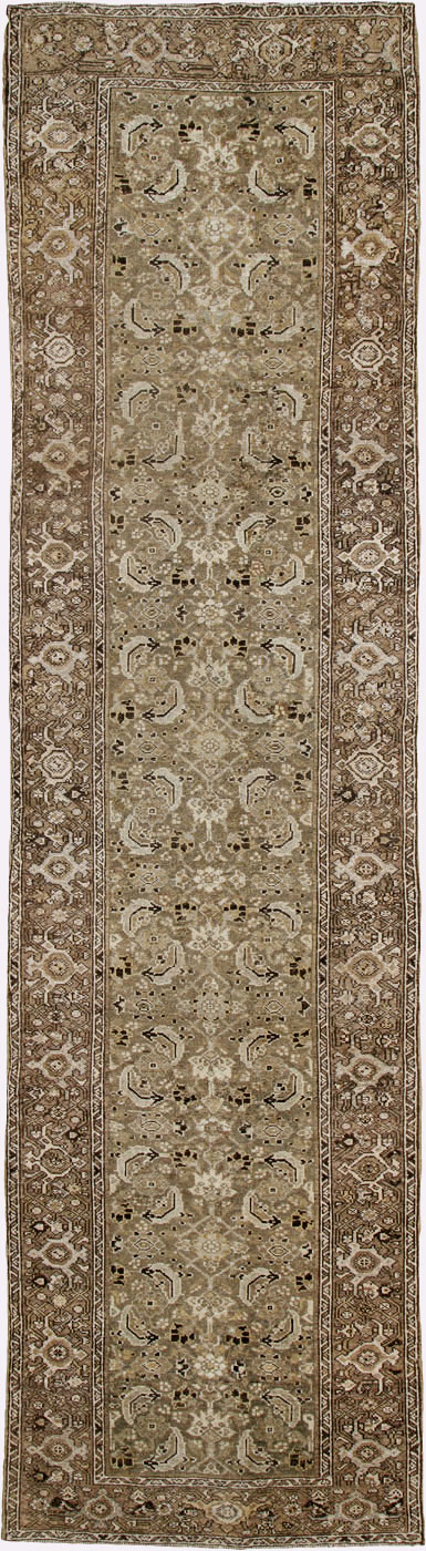 Vintage Persian Malayer Runner, No.23256 - Staging