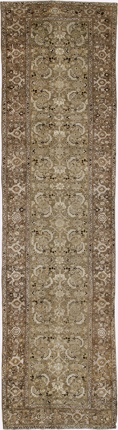 Vintage Persian Malayer Runner, No.23256 - Staging