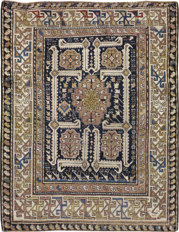 Antique Caucasian Shirvan Rug, No.23258 - Staging