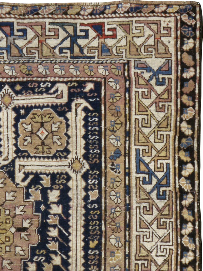 Antique Caucasian Shirvan Rug, No.23258 - Staging