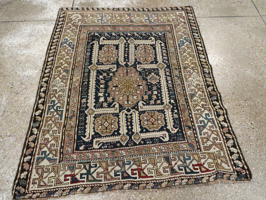 Antique Caucasian Shirvan Rug, No.23258 - Staging