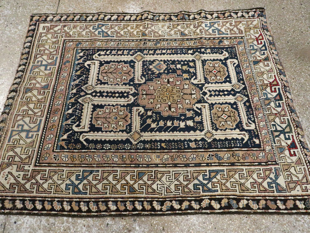 Antique Caucasian Shirvan Rug, No.23258 - Staging