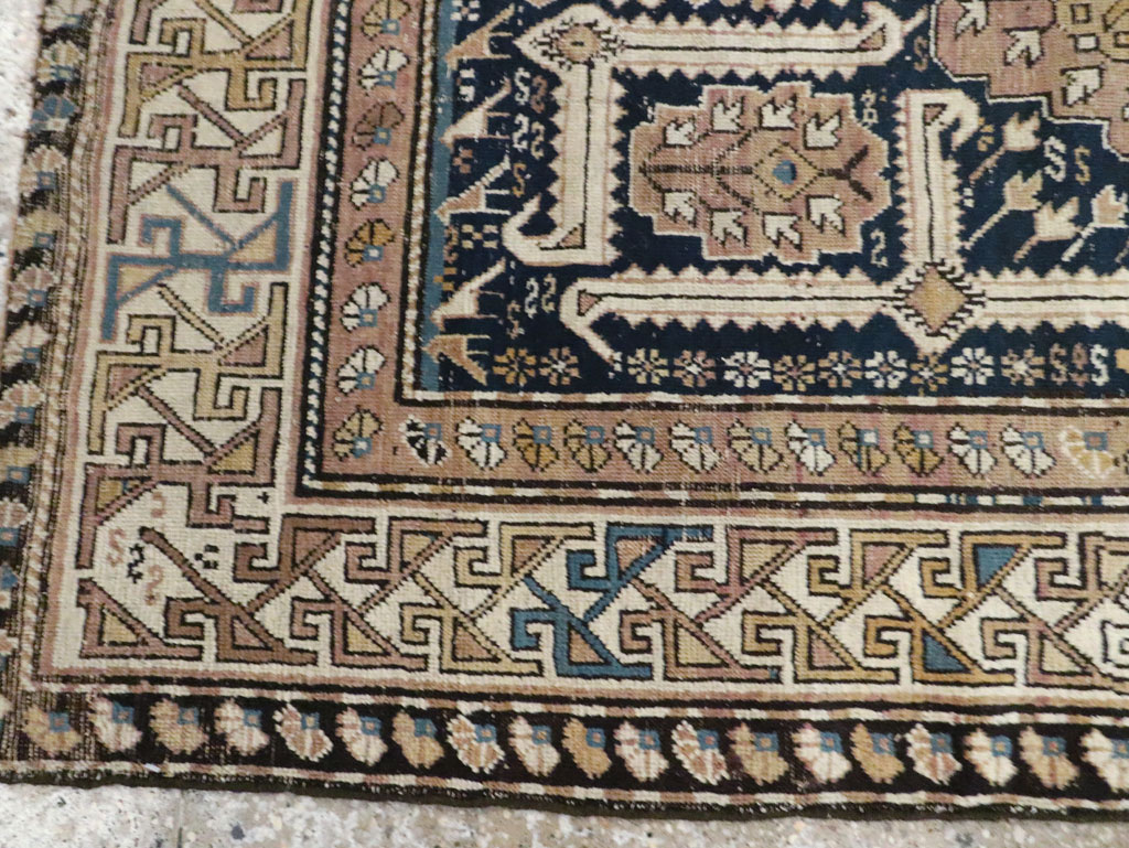 Antique Caucasian Shirvan Rug, No.23258 - Staging