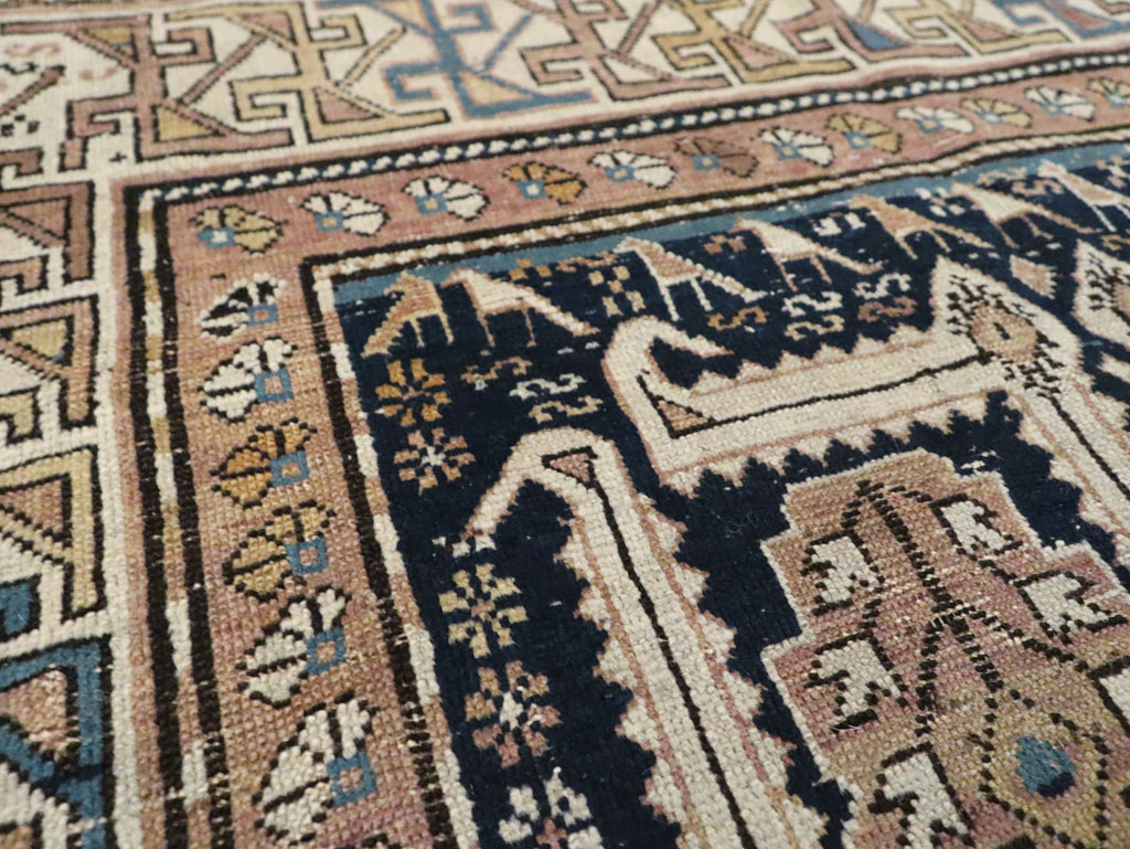 Antique Caucasian Shirvan Rug, No.23258 - Staging