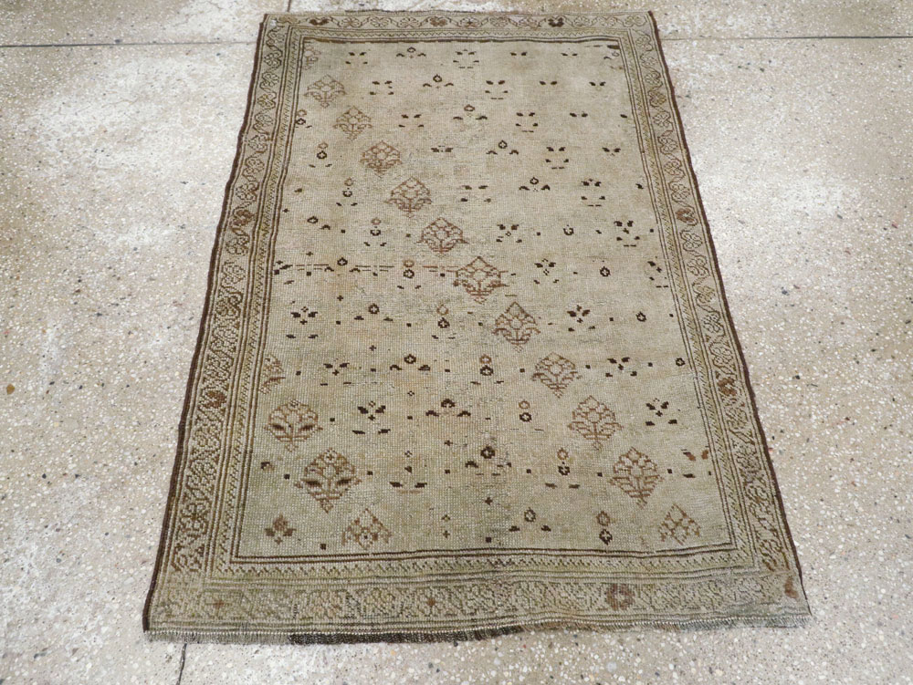 Vintage Persian Malayer Rug, No.23259 - Staging