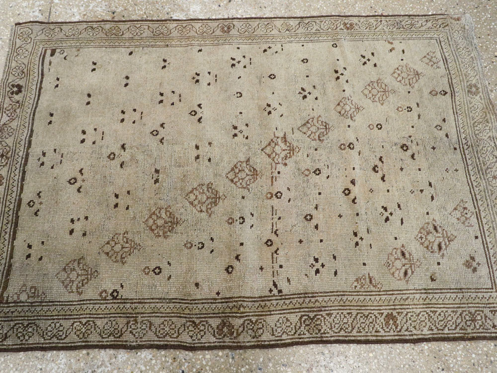 Vintage Persian Malayer Rug, No.23259 - Staging