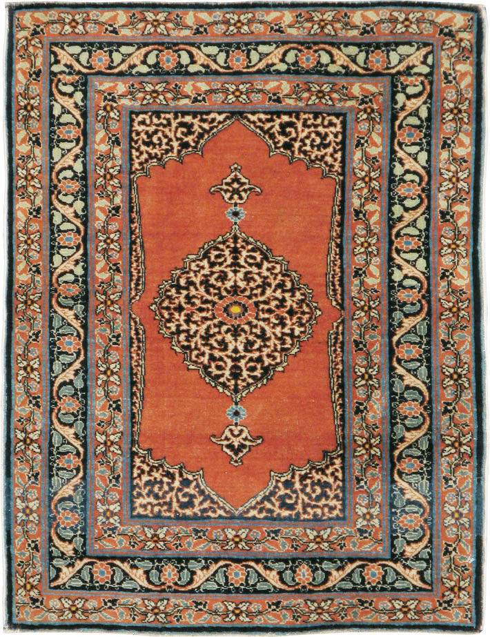Antique Persian Tabriz Hagi Jalili Rug, No.23261 - Staging