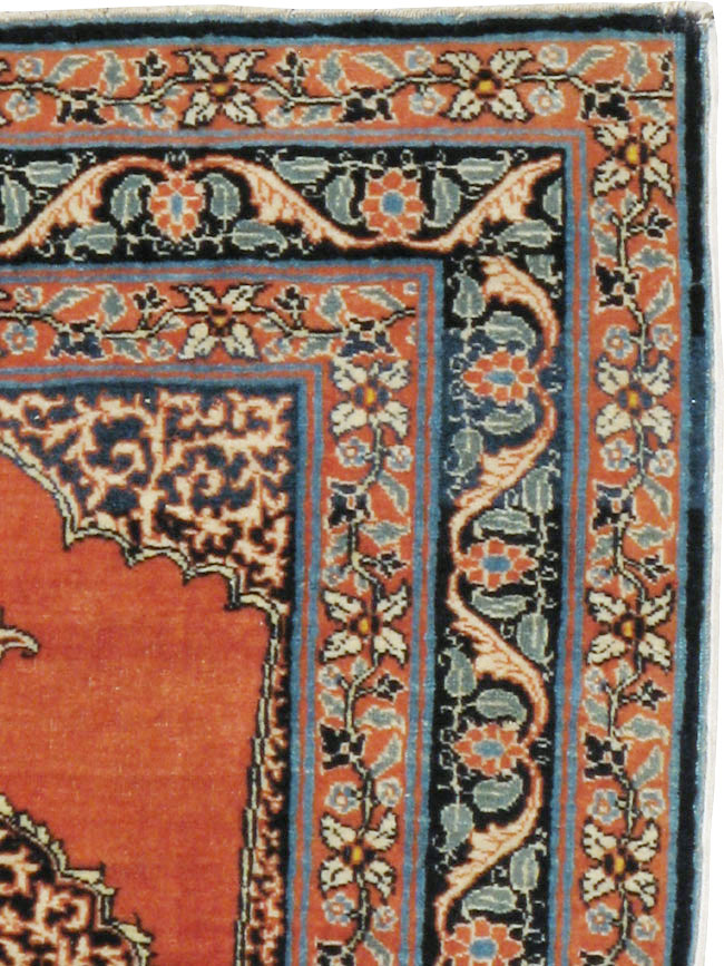 Antique Persian Tabriz Hagi Jalili Rug, No.23261 - Staging