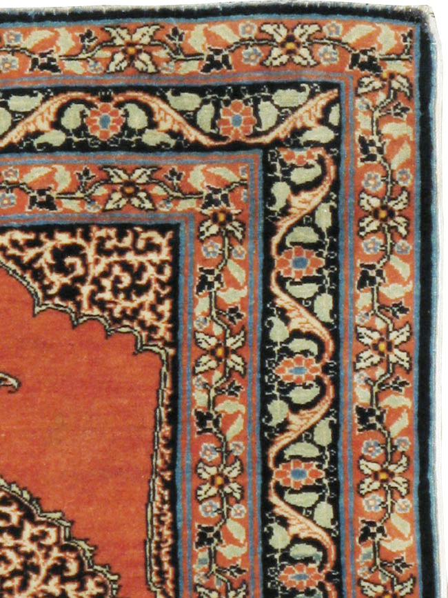 Antique Persian Tabriz Hagi Jalili Rug, No.23261 - Staging