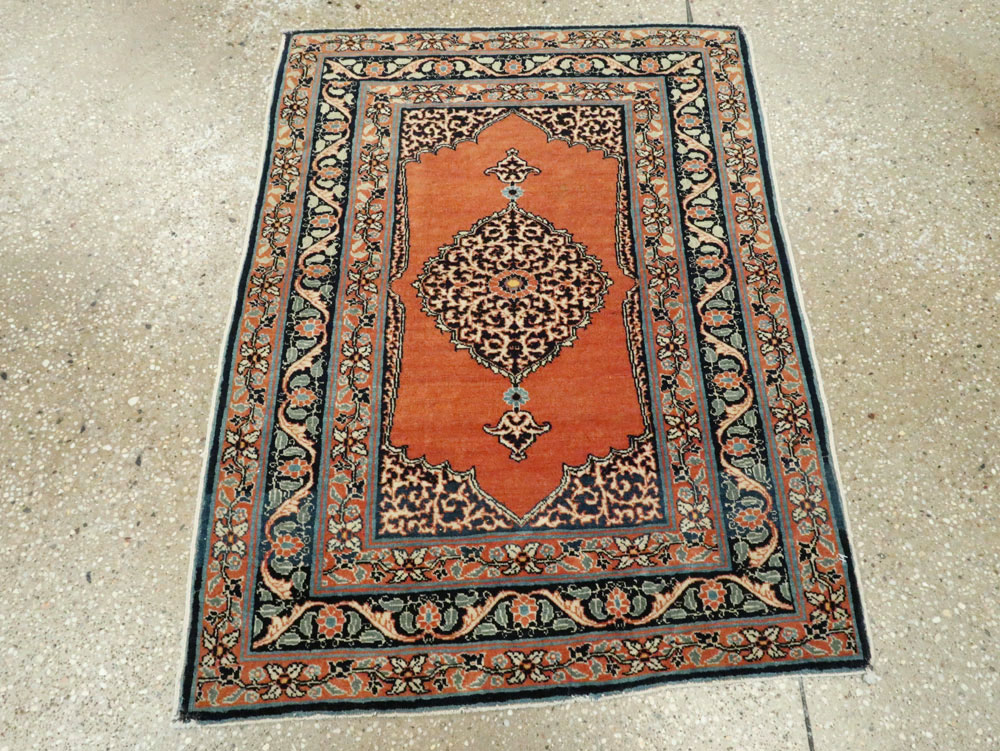 Antique Persian Tabriz Hagi Jalili Rug, No.23261 - Staging