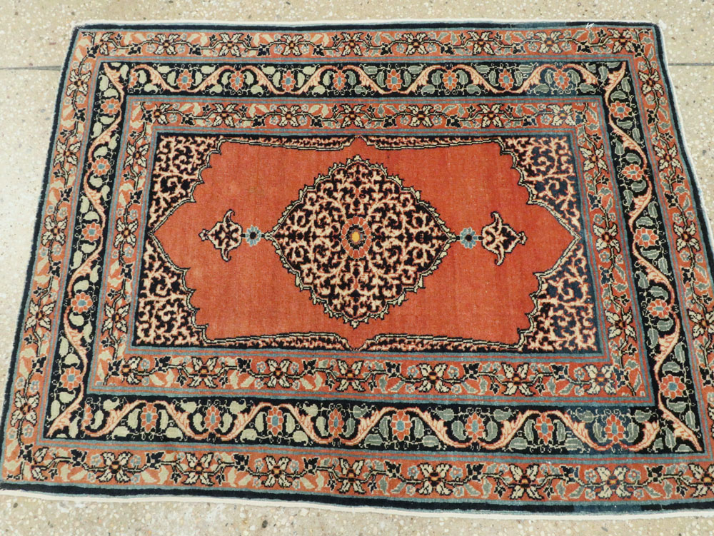 Antique Persian Tabriz Hagi Jalili Rug, No.23261 - Staging