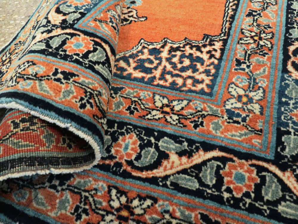Antique Persian Tabriz Hagi Jalili Rug, No.23261 - Staging