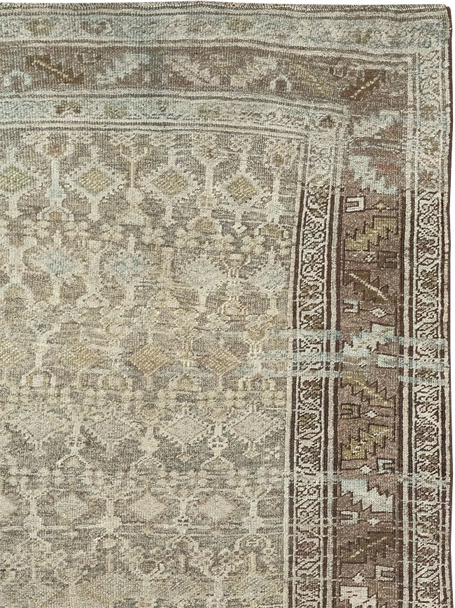Antique Persian Kurdish Rug, No.23262 - Staging
