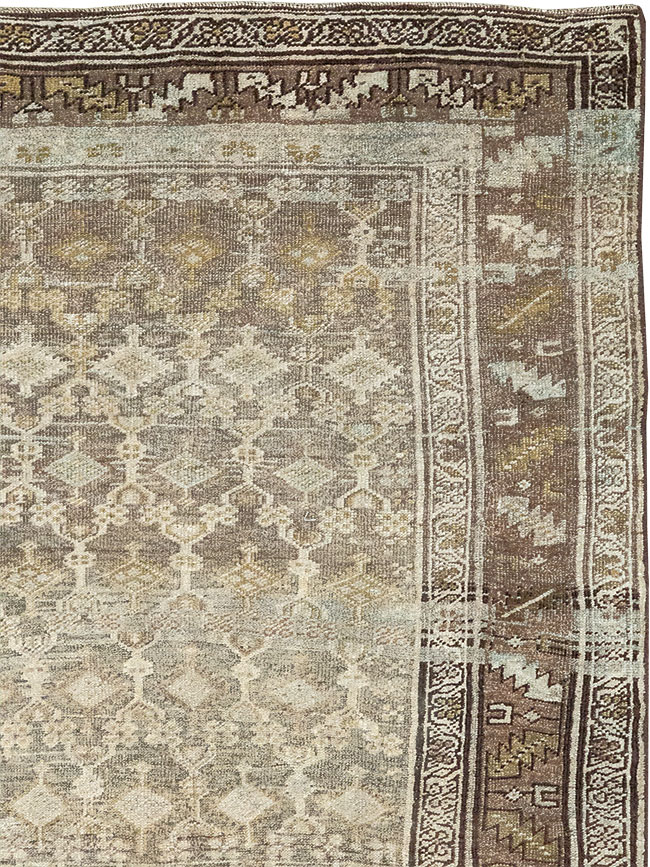 Antique Persian Kurdish Rug, No.23262 - Staging