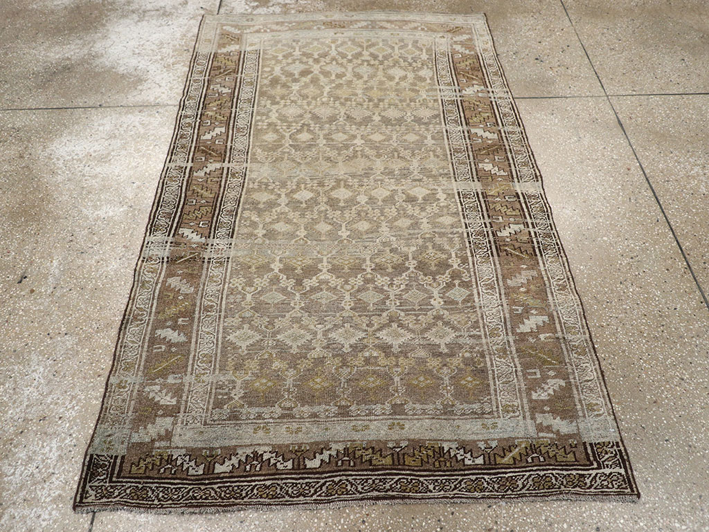 Antique Persian Kurdish Rug, No.23262 - Staging