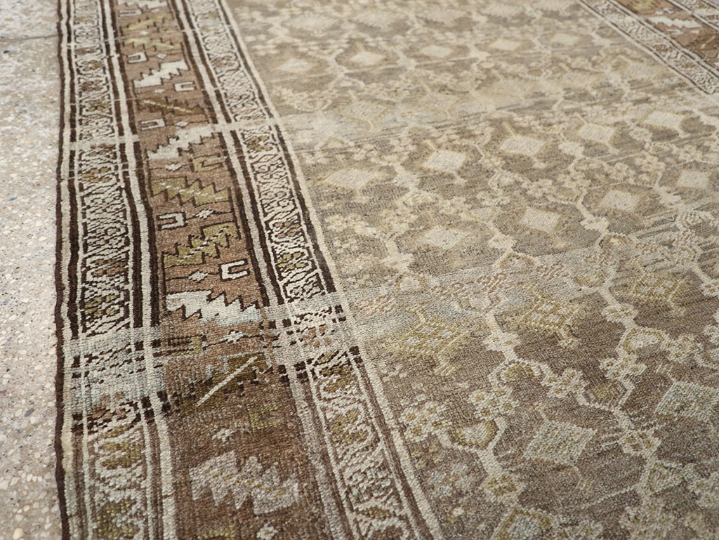 Antique Persian Kurdish Rug, No.23262 - Staging