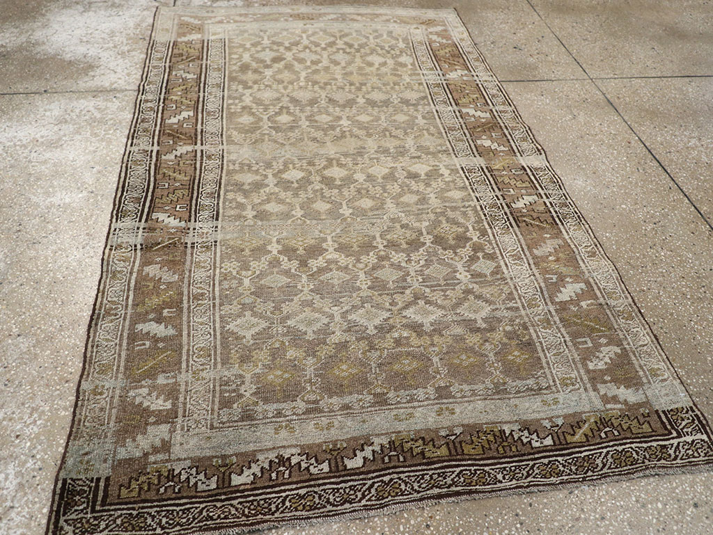 Antique Persian Kurdish Rug, No.23262 - Staging