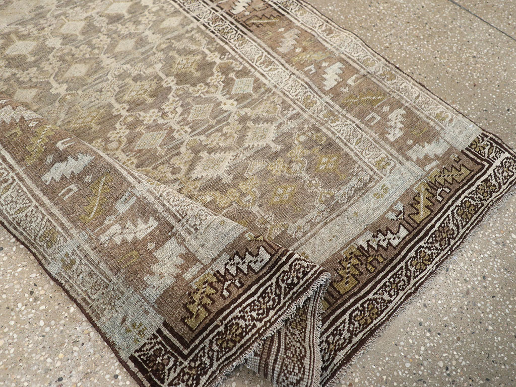 Antique Persian Kurdish Rug, No.23262 - Staging