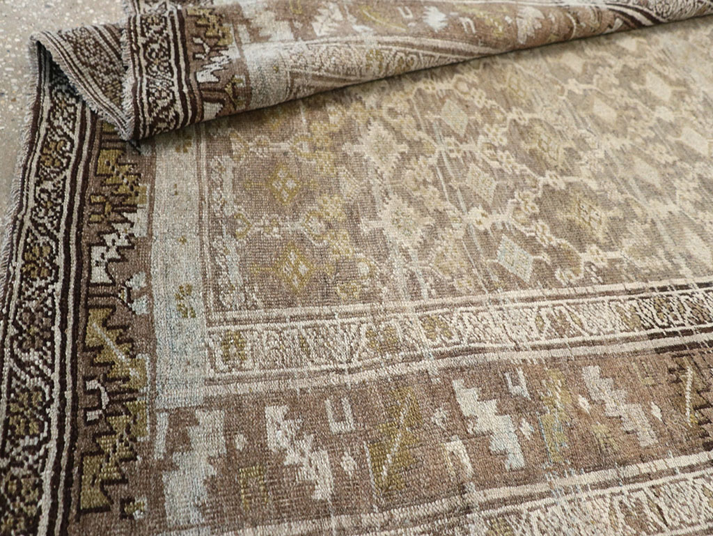 Antique Persian Kurdish Rug, No.23262 - Staging