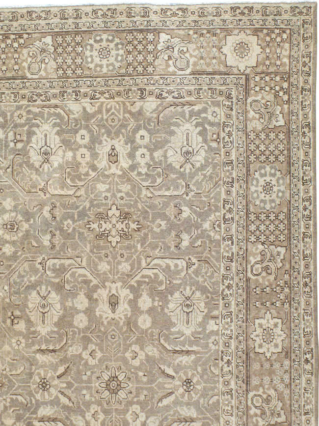Antique Persian Tabriz Carpet, No.23268 - Staging