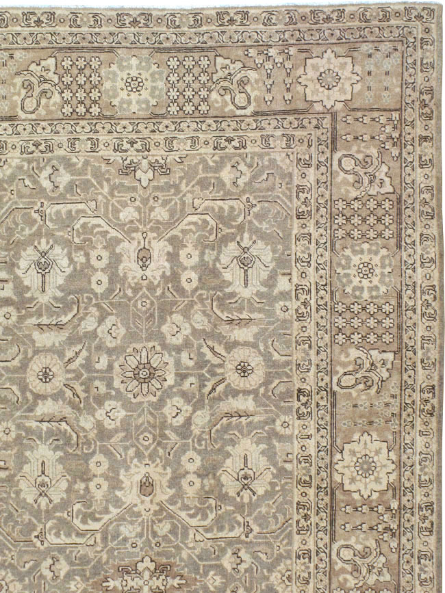 Antique Persian Tabriz Carpet, No.23268 - Staging