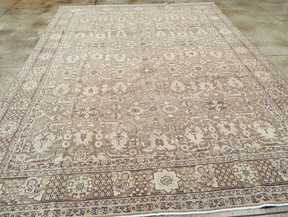 Antique Persian Tabriz Carpet, No.23268 - Staging