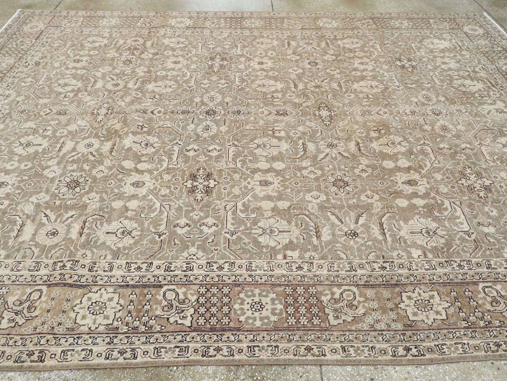 Antique Persian Tabriz Carpet, No.23268 - Staging