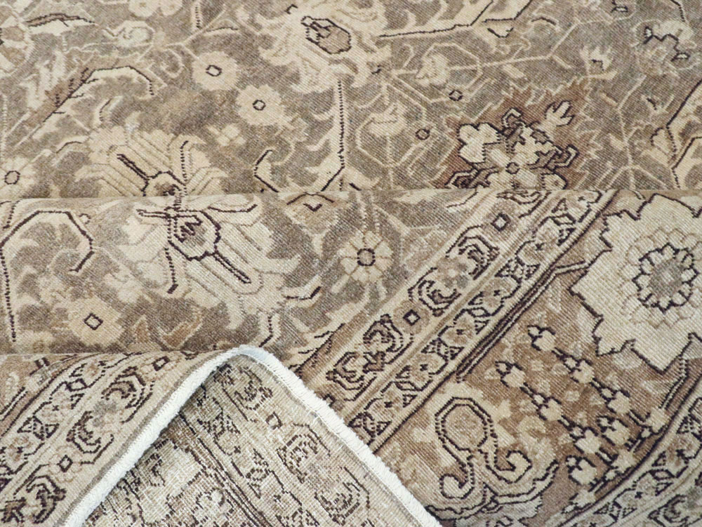 Antique Persian Tabriz Carpet, No.23268 - Staging