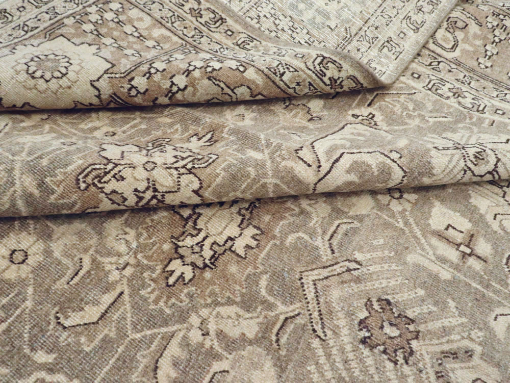 Antique Persian Tabriz Carpet, No.23268 - Staging