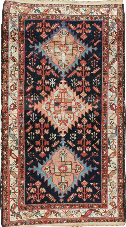 Vintage Persian Malayer Rug, No.23280 - Staging