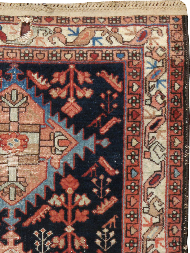 Vintage Persian Malayer Rug, No.23280 - Staging