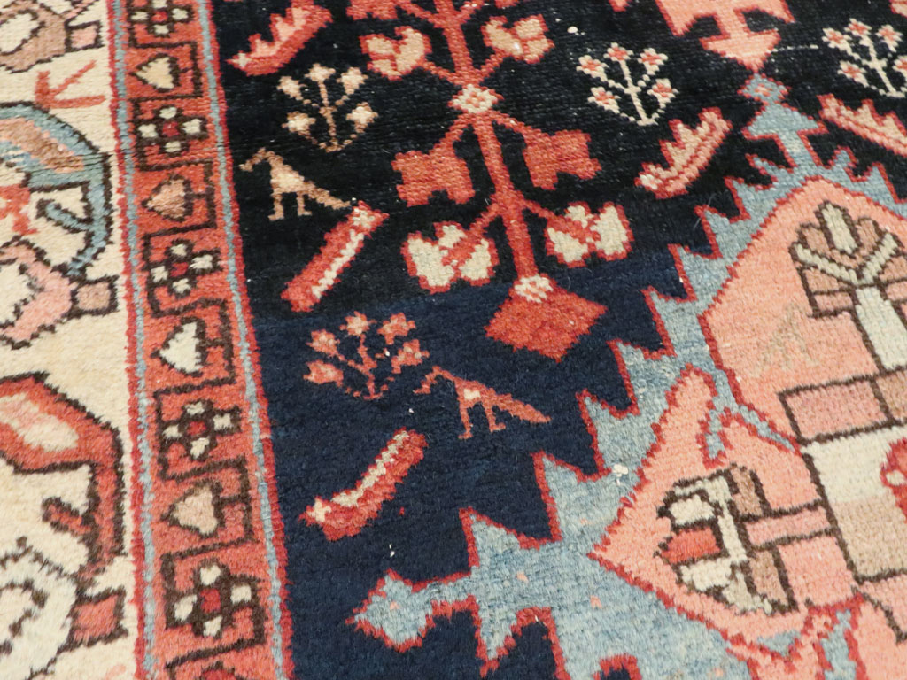 Vintage Persian Malayer Rug, No.23280 - Staging