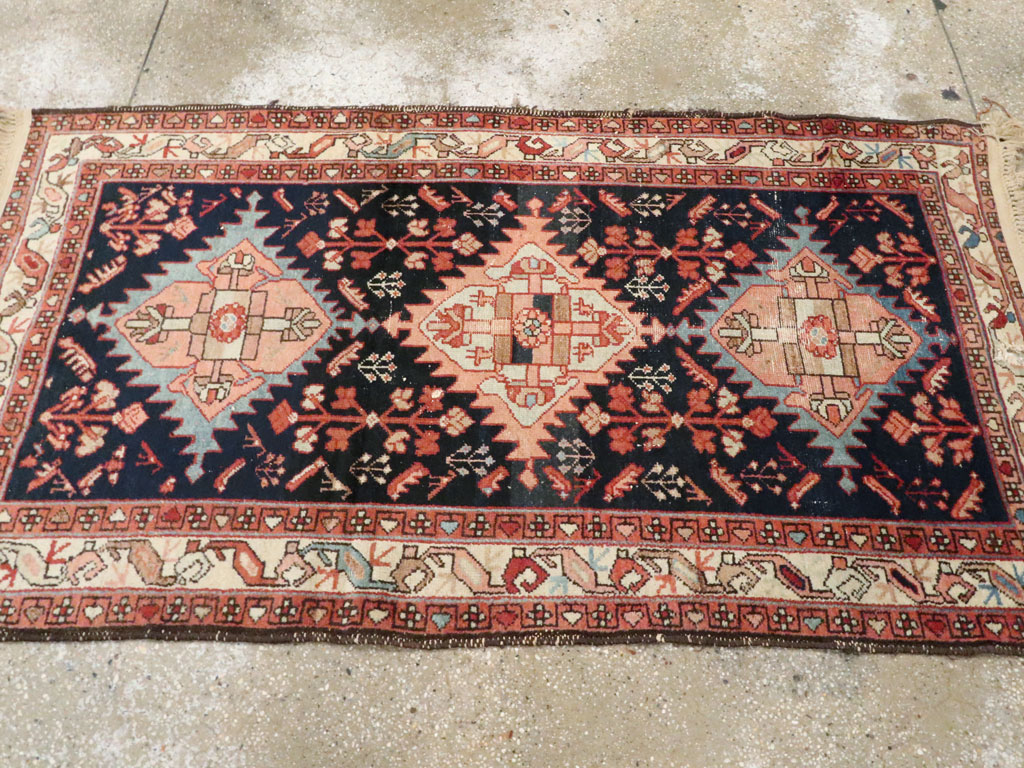Vintage Persian Malayer Rug, No.23280 - Staging