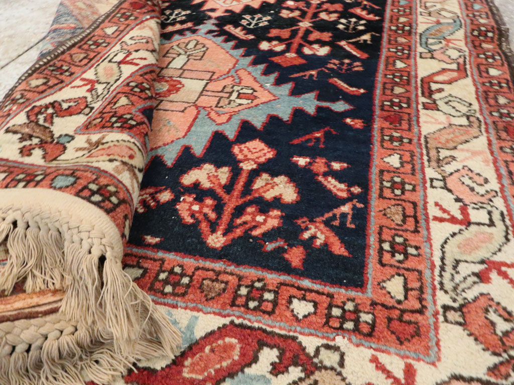Vintage Persian Malayer Rug, No.23280 - Staging