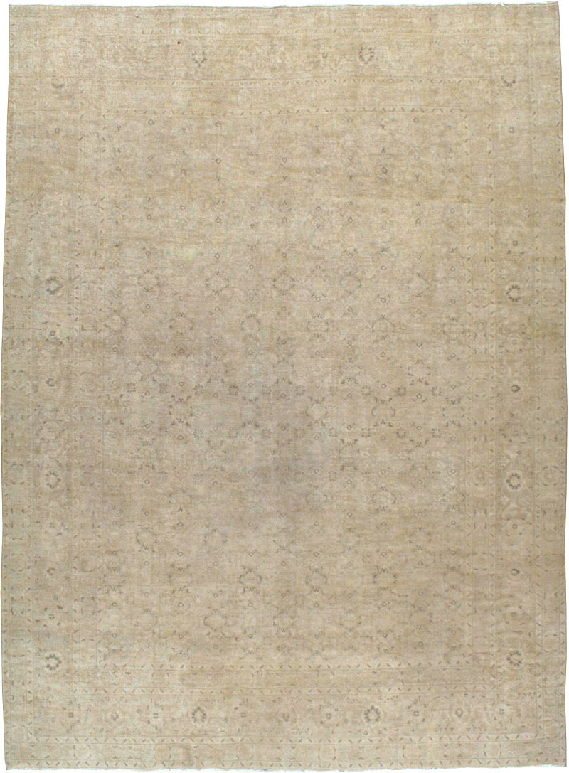 Antique Persian Tabriz Carpet, No.23282 - Staging