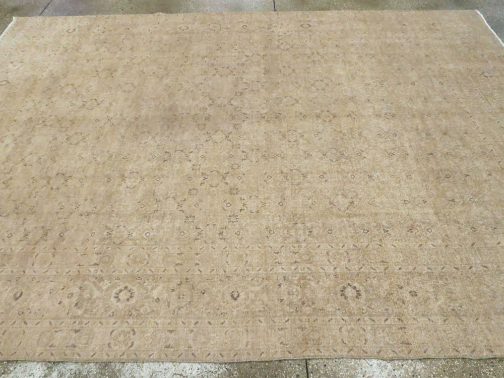 Antique Persian Tabriz Carpet, No.23282 - Staging