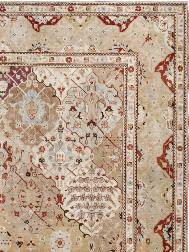 Antique Persian Tabriz Carpet, No.23284 - Staging