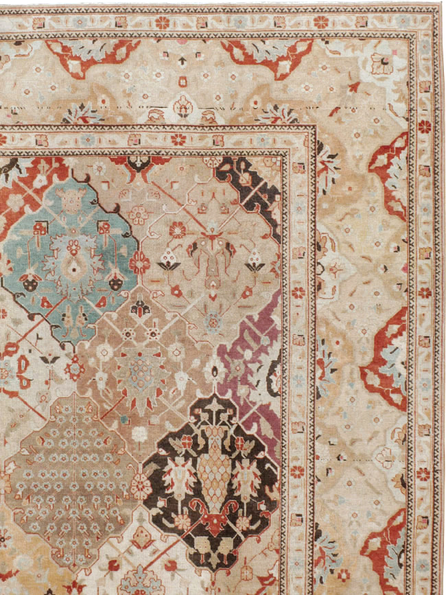 Antique Persian Tabriz Carpet, No.23284 - Staging