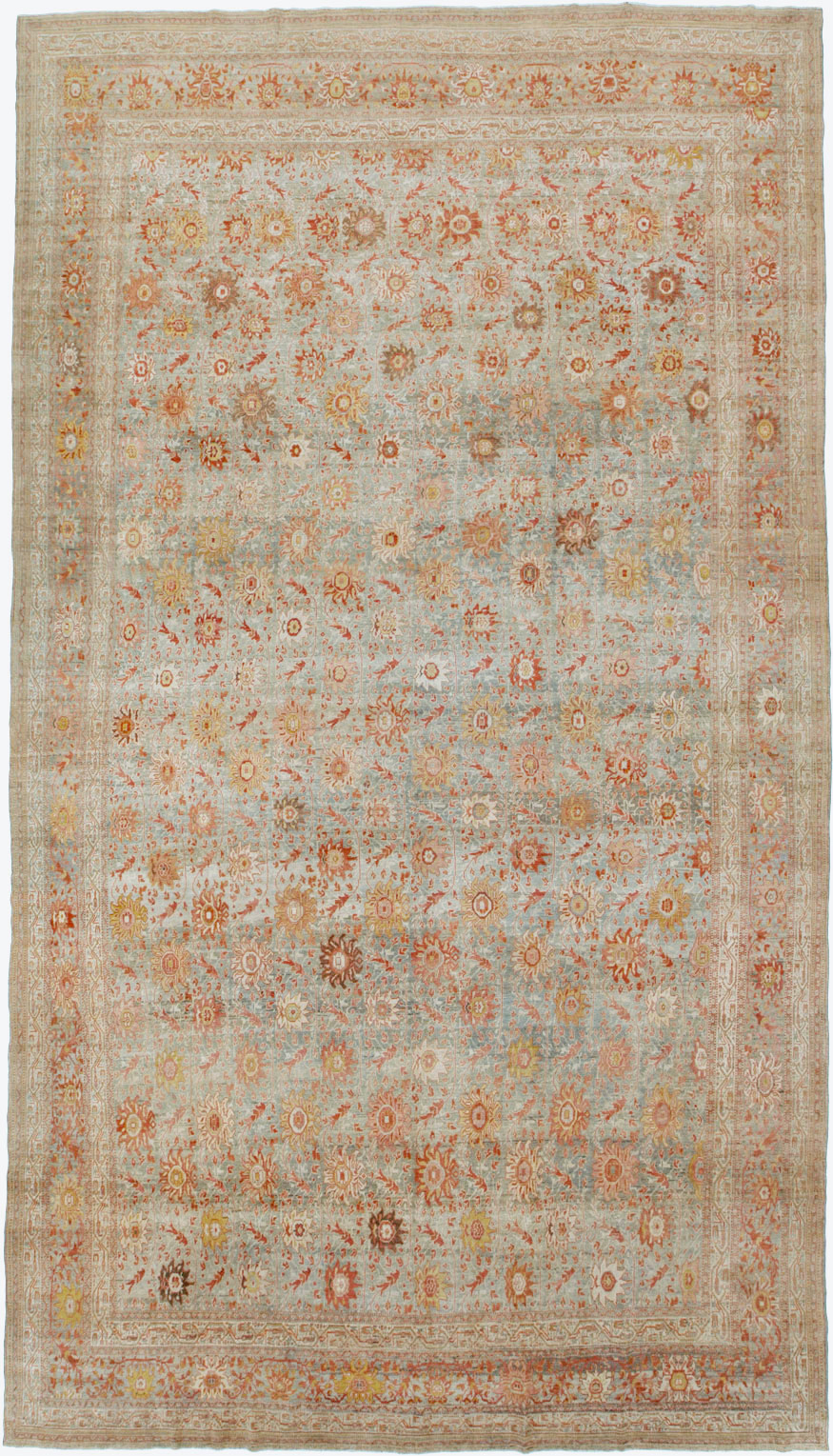 Antique Persian Mahal Carpet, No.23288 - Staging