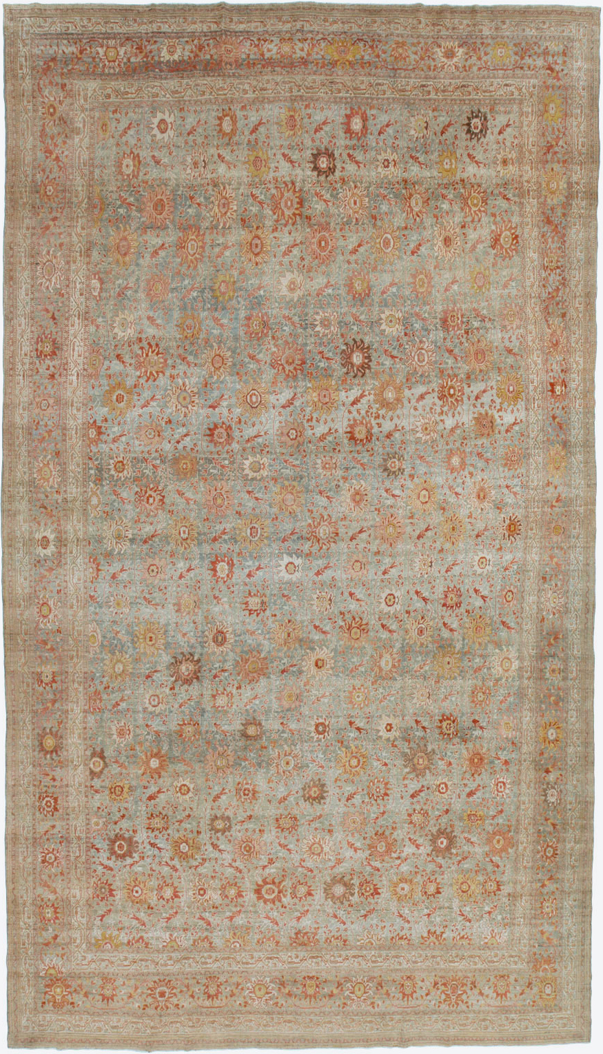 Antique Persian Mahal Carpet, No.23288 - Staging