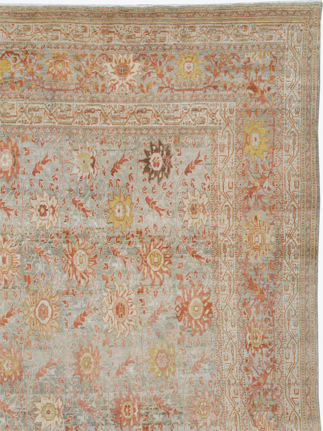 Antique Persian Mahal Carpet, No.23288 - Staging