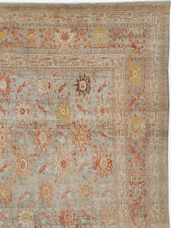 Antique Persian Mahal Carpet, No.23288 - Staging