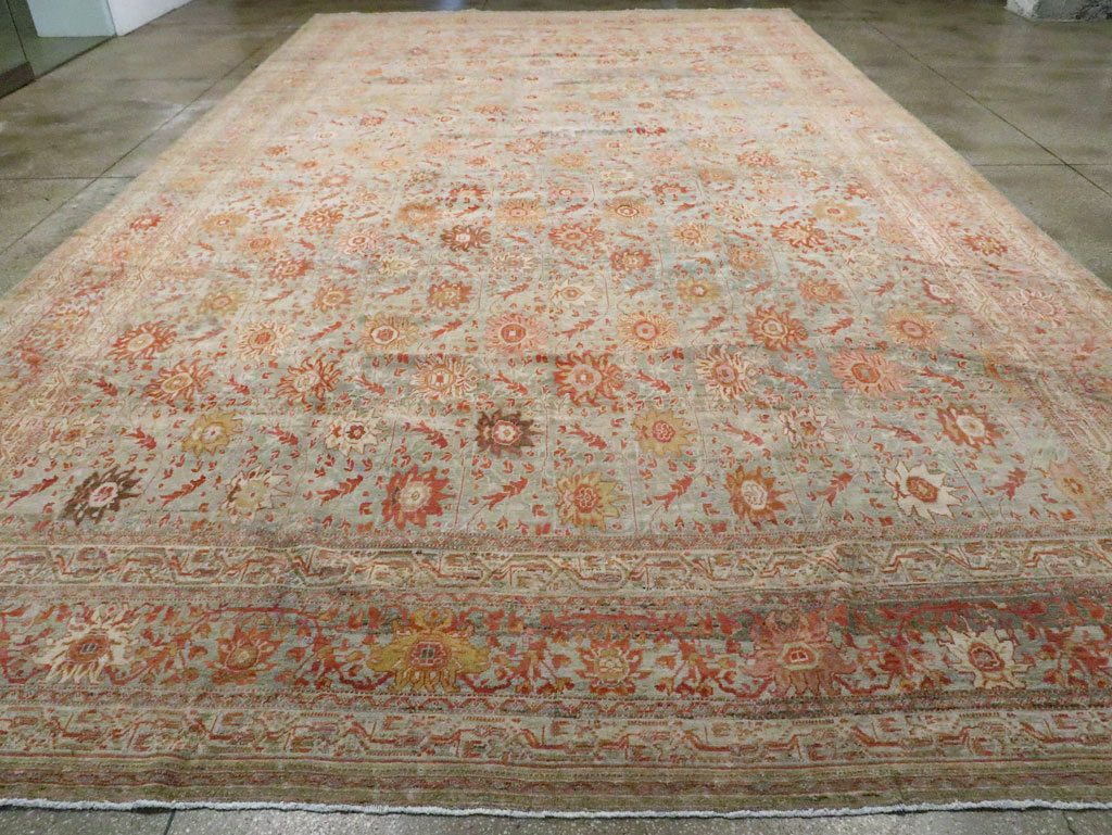 Antique Persian Mahal Carpet, No.23288 - Staging