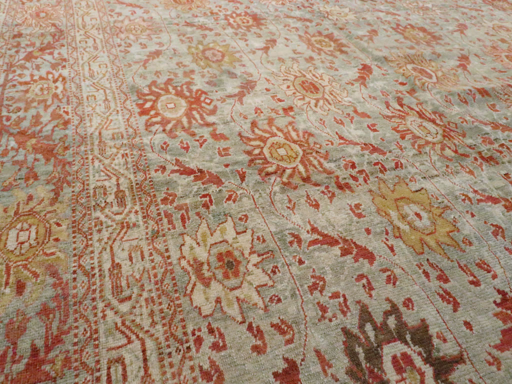 Antique Persian Mahal Carpet, No.23288 - Staging