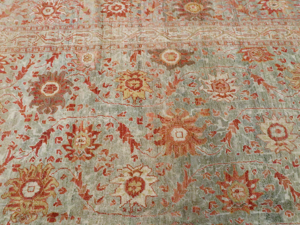 Antique Persian Mahal Carpet, No.23288 - Staging