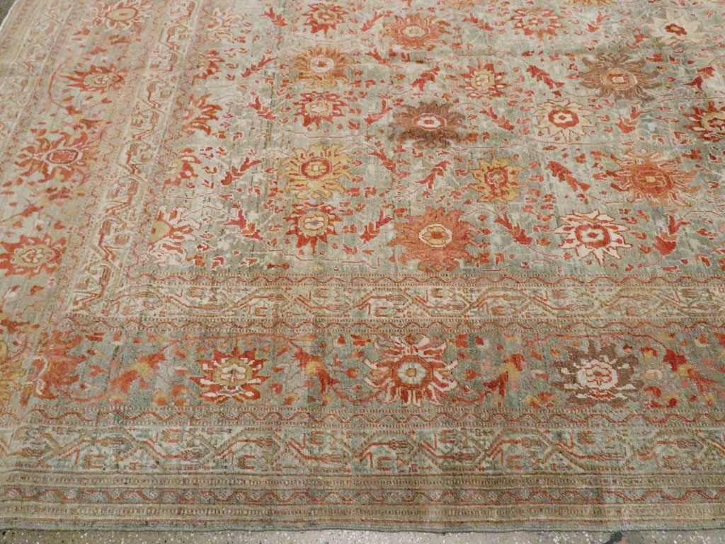 Antique Persian Mahal Carpet, No.23288 - Staging