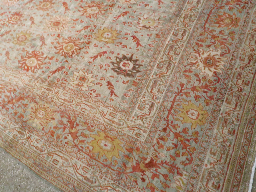 Antique Persian Mahal Carpet, No.23288 - Staging