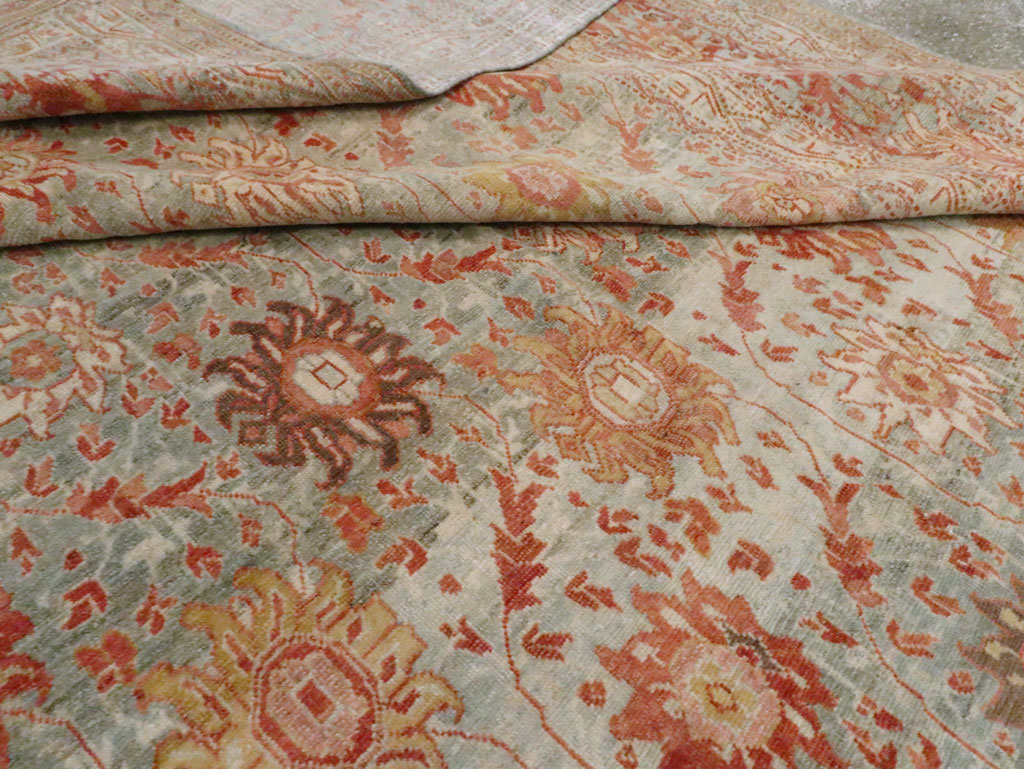 Antique Persian Mahal Carpet, No.23288 - Staging