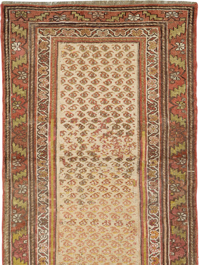 Antique Persian Kurdish Runner, No.23290 - Staging